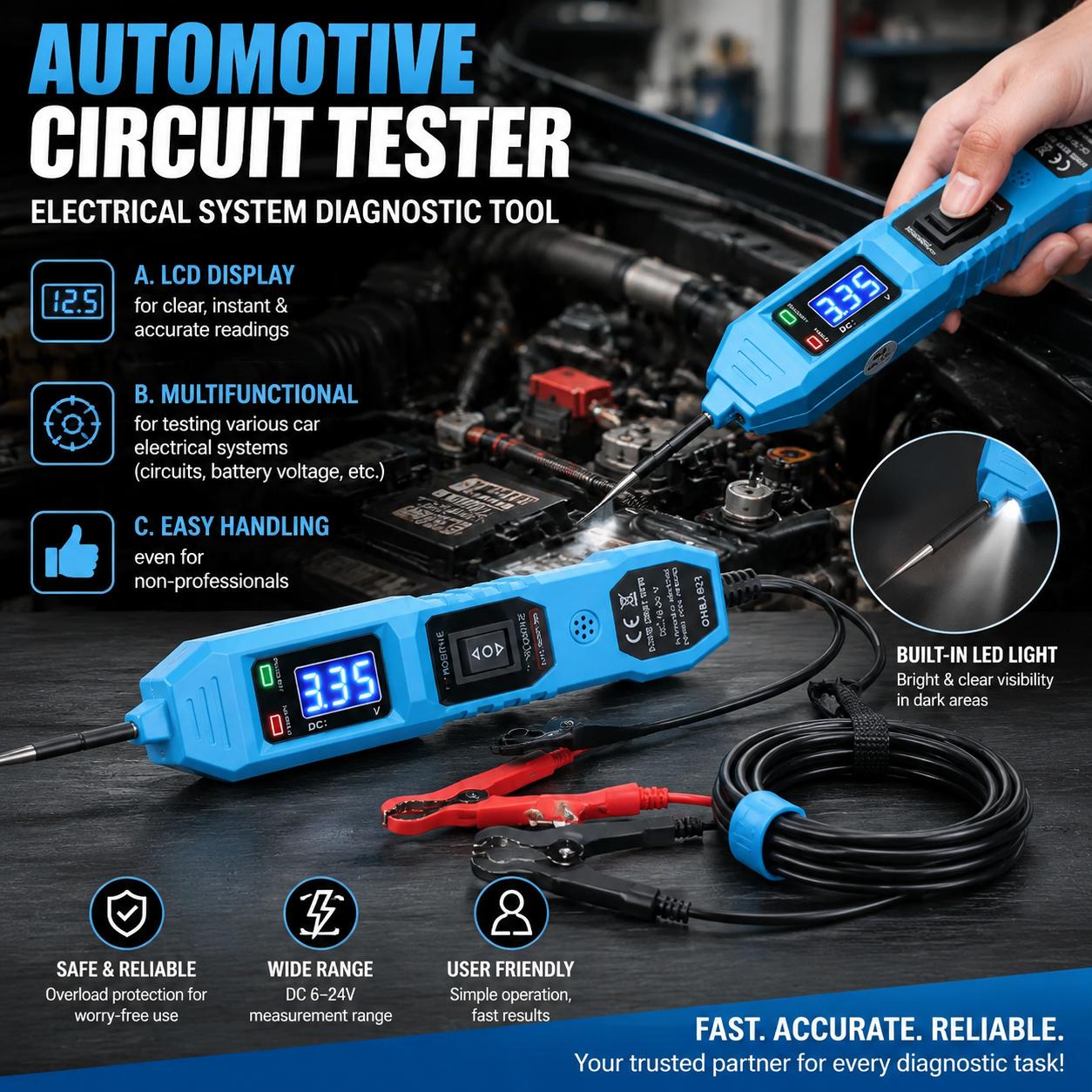 Circuit Breaker Finder - Автомобильный диагностический прибор для поиска короткого