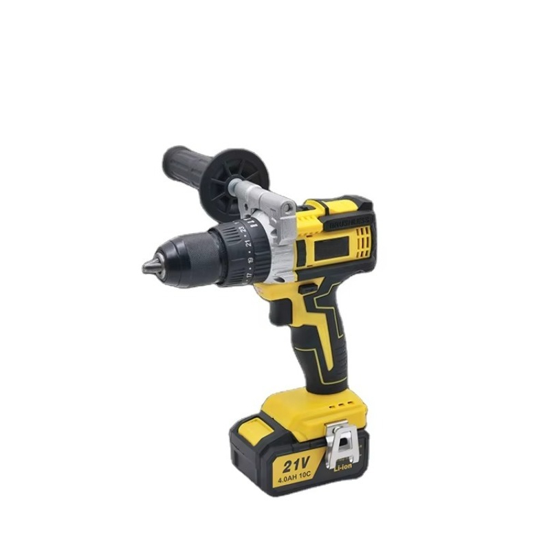 Power Drill Cordless - Бесщеточная ударная дрель 21В с крутящим
