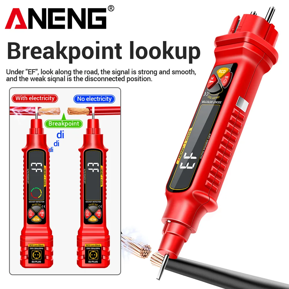 Circuit Breaker Finder - Портативное интеллектуальное тестирование для электриков, индукционный