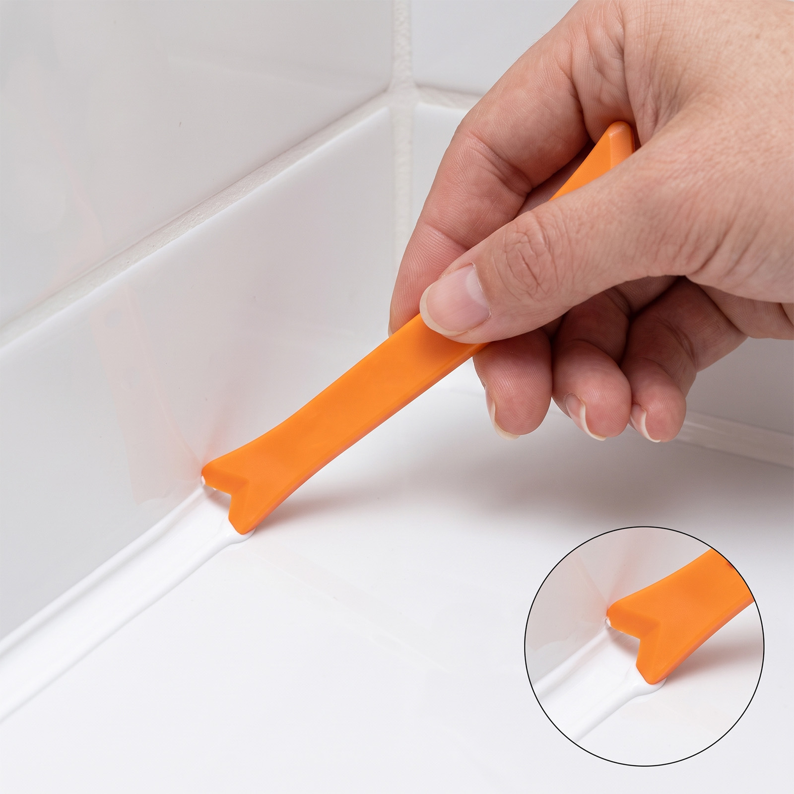 Bathroom Caulk Siliconized - Набор из 6 пластиковых инструментов для