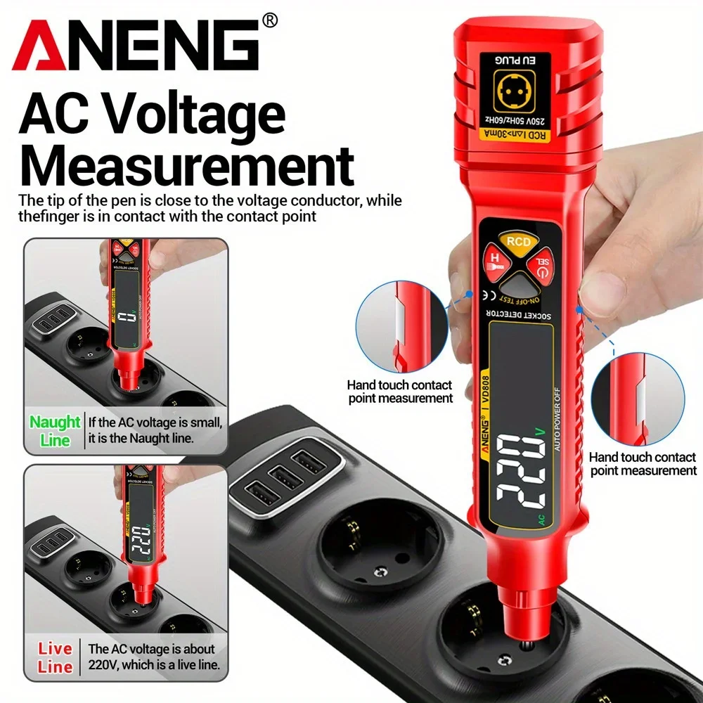 Анализатор цепей ANENG VD808:  – обзор и цена Circuit Breaker Finder