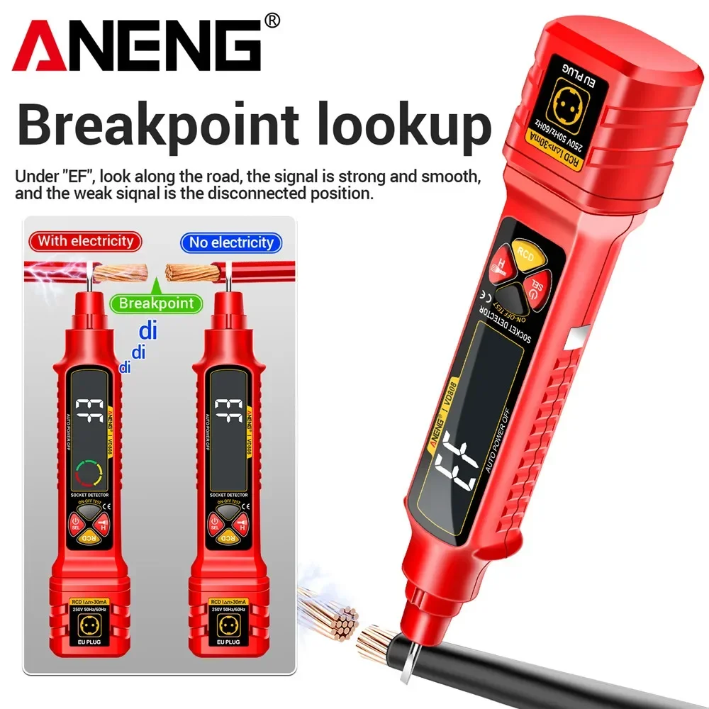 Анализатор цепей ANENG VD808:  – обзор и цена Circuit Breaker Finder