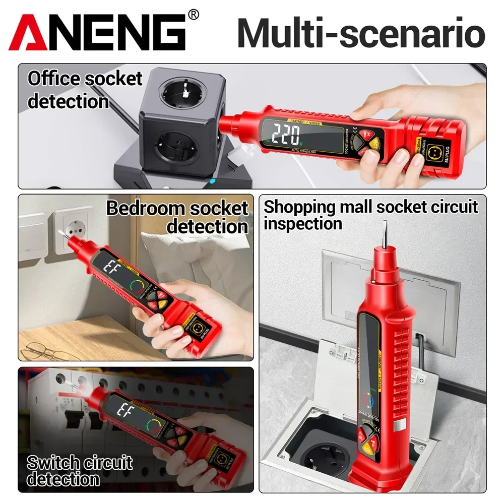 Анализатор цепей ANENG VD808:  – обзор и цена Circuit Breaker Finder