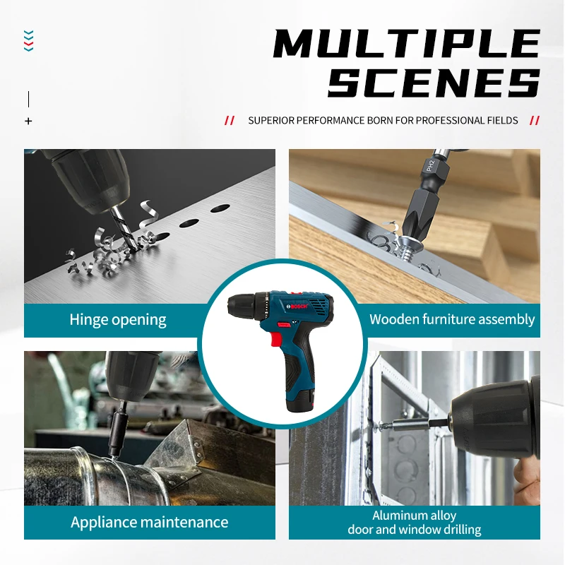 Электрическая дрель Bosch Prof – обзор и цена Power Drill Cordless