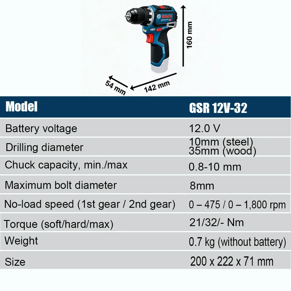 Бесщеточная аккумуляторная дре – обзор и цена Power Drill Cordless