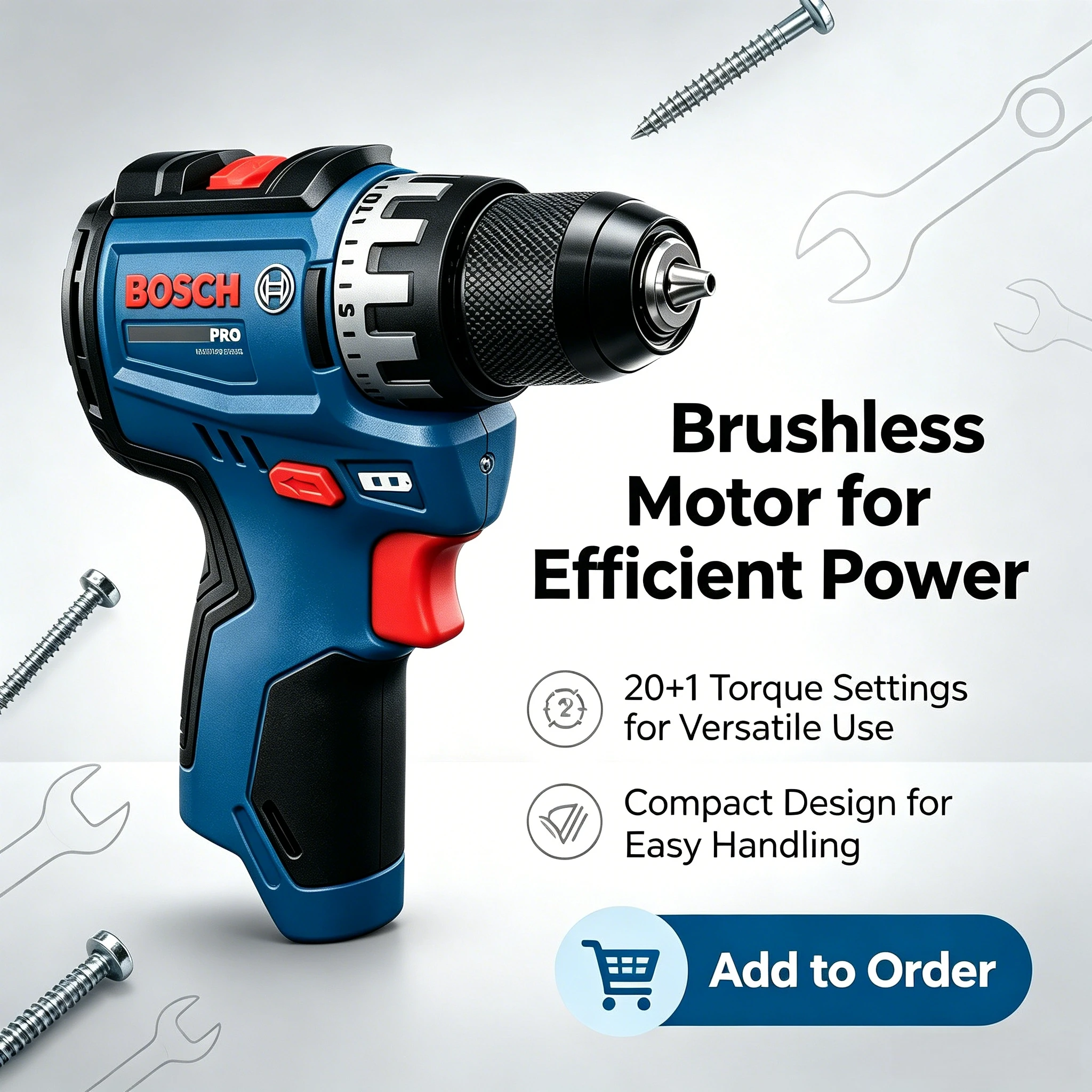 Беспроводная дрель Bosch Profe – обзор и цена Power Drill Cordless