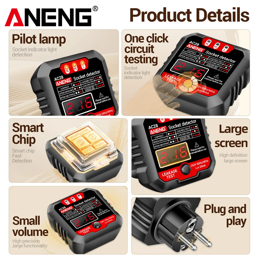 Детектор полярности розетки, т – обзор и цена Circuit Breaker Finder
