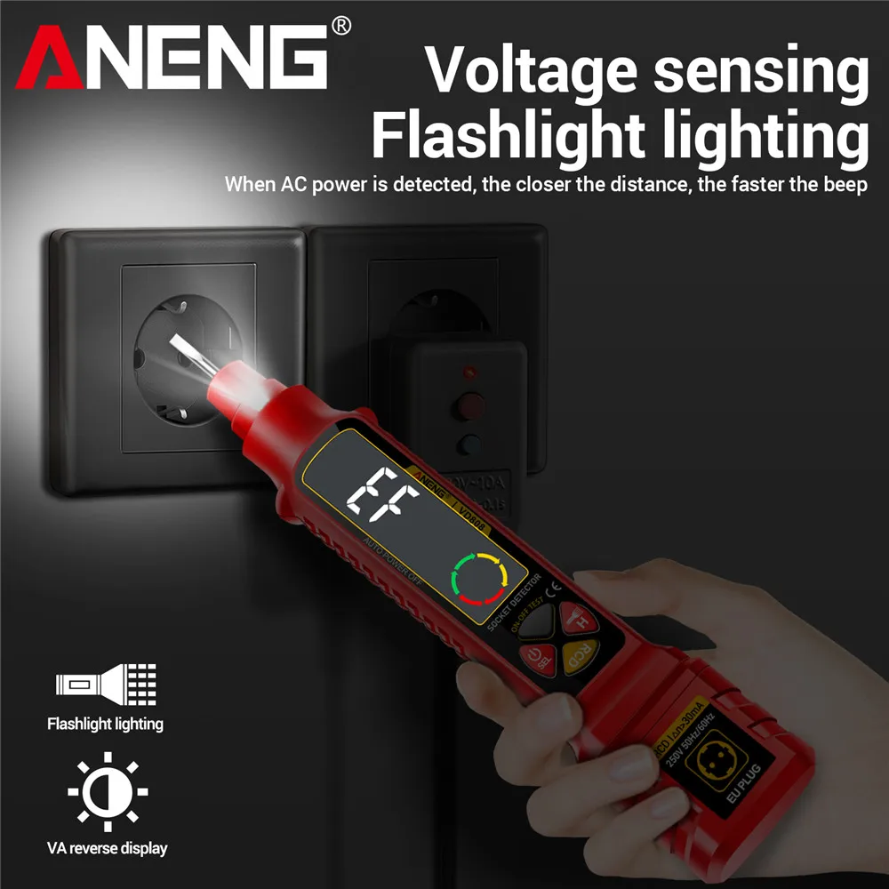 Электрический тестер ANENG VD8 – обзор и цена Circuit Breaker Finder